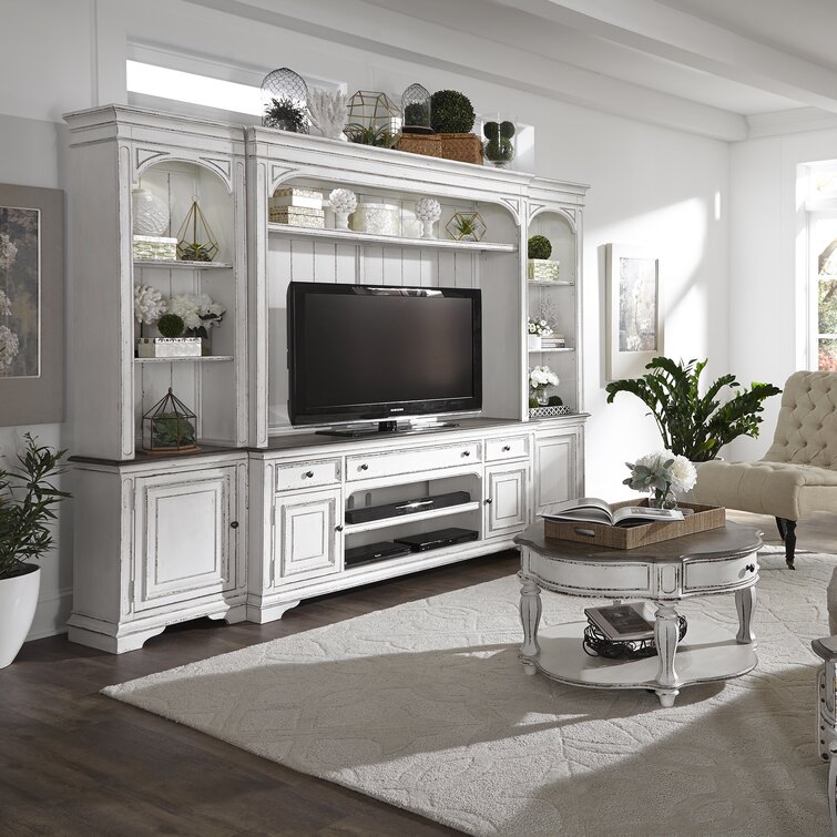 White entertainment 2024 center wayfair